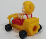 1996 Dennis The Menace Movie Film Character Yellow Plastic Toy Car Vehicle - Dairy Queen D.Q. Kid's Meal