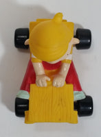 1996 Dennis The Menace Movie Film Character Yellow Plastic Toy Car Vehicle - Dairy Queen D.Q. Kid's Meal