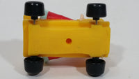 1996 Dennis The Menace Movie Film Character Yellow Plastic Toy Car Vehicle - Dairy Queen D.Q. Kid's Meal