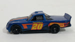 2015 Hot Wheels Race Team Circle Trucker Truck Dark Blue Die Cast Toy Car Vehicle