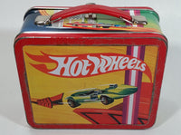 1997 Hot Wheels Hallmark Small Metal Lunch Box Car Carrying Case Numbered 6E/3542