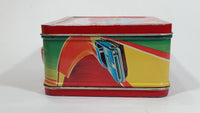 1997 Hot Wheels Hallmark Small Metal Lunch Box Car Carrying Case Numbered 6E/3542