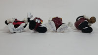 1987 Calrab The California Raisins Music Band PVC Toy Figures Set of 4 Saxophone, Guitar, Singer, Pointing