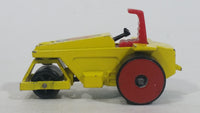 Vintage 1973 Lesney Matchbox Superfast Rod Roller No. 21 Yellow Die Cast Toy Car Construction Equipment Steam Roller Vehicle