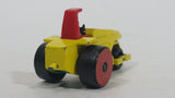 Vintage 1973 Lesney Matchbox Superfast Rod Roller No. 21 Yellow Die Cast Toy Car Construction Equipment Steam Roller Vehicle