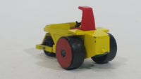 Vintage 1973 Lesney Matchbox Superfast Rod Roller No. 21 Yellow Die Cast Toy Car Construction Equipment Steam Roller Vehicle