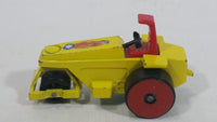 Vintage 1973 Lesney Matchbox Superfast Rod Roller No. 21 Yellow Die Cast Toy Car Construction Equipment Steam Roller Vehicle