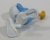 2013 "Harmony" Smurf Playing Trumpet PVC Toy Figure McDonald's Happy Meal