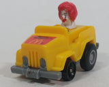 1985 McDonald's Happy Meal Fast Macs Ronald McDonald Character Pink Pull Back Toy Car Vehicle