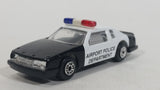 Maisto Airport Police Department Cruiser Buick Lasabre Stock White Black Die Cast Toy Car Cop Vehicle