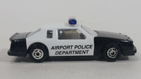 Maisto Airport Police Department Cruiser Buick Lasabre Stock White Black Die Cast Toy Car Cop Vehicle