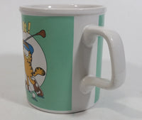 Enesco United Features Syndicate Jim Davis "Go For It!" Garfield Golfing Ceramic Coffee Mug