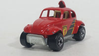 1998 Hot Wheels Baja Bug Volkswagen VW Beetle Red Die Cast Toy Car Vehicle