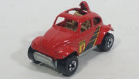 1998 Hot Wheels Baja Bug Volkswagen VW Beetle Red Die Cast Toy Car Vehicle