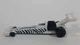 1993 Hot Wheels Dragster Funny Car White Black Die Cast Toy Race Car Vehicle McDonald's Happy Meal