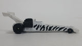 1993 Hot Wheels Dragster Funny Car White Black Die Cast Toy Race Car Vehicle McDonald's Happy Meal