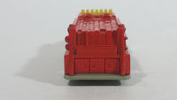 2002 Matchbox International Pumper Red Fire Truck Plastic and Die Cast Toy Car Firefighting Rescue Vehicle - McDonald's Happy Meal