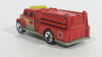 2002 Matchbox International Pumper Red Fire Truck Plastic and Die Cast Toy Car Firefighting Rescue Vehicle - McDonald's Happy Meal