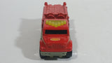 2002 Matchbox International Pumper Red Fire Truck Plastic and Die Cast Toy Car Firefighting Rescue Vehicle - McDonald's Happy Meal