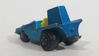 Vintage 1972 Lesney Matchbox Superfast Tyre Fryer Blue Die Cast Toy Car Vehicle - Missing Engine