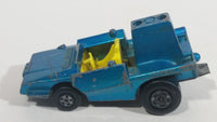 Vintage 1972 Lesney Matchbox Superfast Tyre Fryer Blue Die Cast Toy Car Vehicle - Missing Engine