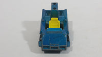 Vintage 1972 Lesney Matchbox Superfast Tyre Fryer Blue Die Cast Toy Car Vehicle - Missing Engine