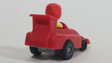 1988 McDonald's Turbo Macs Ronald McDonald Red Toy Pull Back Friction Motorized Plastic Toy Car Vehicle - Happy Meals