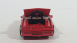 1988 Matchbox 1984 Dodge Daytona Turbo Z Red Die Cast Toy Car Vehicle with Opening Hood