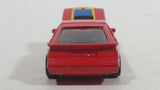 1988 Matchbox 1984 Dodge Daytona Turbo Z Red Die Cast Toy Car Vehicle with Opening Hood