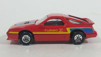 1988 Matchbox 1984 Dodge Daytona Turbo Z Red Die Cast Toy Car Vehicle with Opening Hood