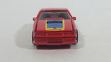 1988 Matchbox 1984 Dodge Daytona Turbo Z Red Die Cast Toy Car Vehicle with Opening Hood