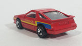 1988 Matchbox 1984 Dodge Daytona Turbo Z Red Die Cast Toy Car Vehicle with Opening Hood