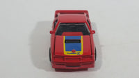 1988 Matchbox 1984 Dodge Daytona Turbo Z Red Die Cast Toy Car Vehicle with Opening Hood