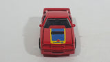 1988 Matchbox 1984 Dodge Daytona Turbo Z Red Die Cast Toy Car Vehicle with Opening Hood