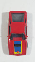 1988 Matchbox 1984 Dodge Daytona Turbo Z Red Die Cast Toy Car Vehicle with Opening Hood