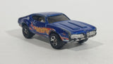 1998 Hot Wheels Race Team III Olds 442 W-30 Blue Die Cast Toy Muscle Car Vehicle