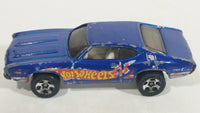 1998 Hot Wheels Race Team III Olds 442 W-30 Blue Die Cast Toy Muscle Car Vehicle