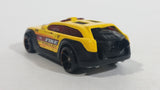 2014 Hot Wheels City Rescue HW Pursuit Yellow Die Cast Fire Rescue Toy Car Vehicle