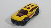 2014 Hot Wheels City Rescue HW Pursuit Yellow Die Cast Fire Rescue Toy Car Vehicle