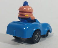 1988 McDonald's Turbo Macs Officer Big Mac Blue Toy Pull Back Friction Motorized Plastic Toy Car Vehicle - Happy Meals