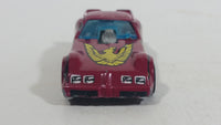 Vintage 1982 Hot Wheels Firebird Funny Car Pennzoil Dark Red Magenta Die Cast Toy Car Vehicle with Lifting Body