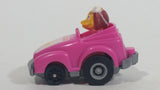 1985 McDonald's Happy Meal Fast Macs Birdie Character Pink Pull Back Toy Car Vehicle