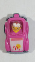 1985 McDonald's Happy Meal Fast Macs Birdie Character Pink Pull Back Toy Car Vehicle - Treasure Valley Antiques & Collectibles