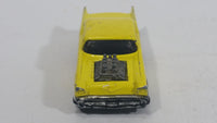 Very Rare 1999 Hot Wheels Arco Hauler '57 Chevy Exposed Engine Limited Edition Yellow Die Cast Toy Car Hot Rod Vehicle