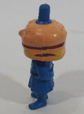 Vintage 1985 McDonald's Officer Big Mac PVC Toy Police Cop Figure with Burger Head - 2 3/4" Tall