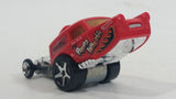 2014 Hot Wheels Off-Road Dare Devils Poppa Wheelie Red Die Cast Toy Car Vehicle