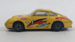 Burago Super Cup Porsche 911 Shell Pirelli Yellow 1:43 Scale Die Cast Toy Car Vehicle