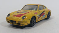 Burago Super Cup Porsche 911 Shell Pirelli Yellow 1:43 Scale Die Cast Toy Car Vehicle