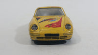 Burago Super Cup Porsche 911 Shell Pirelli Yellow 1:43 Scale Die Cast Toy Car Vehicle