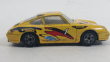 Burago Super Cup Porsche 911 Shell Pirelli Yellow 1:43 Scale Die Cast Toy Car Vehicle